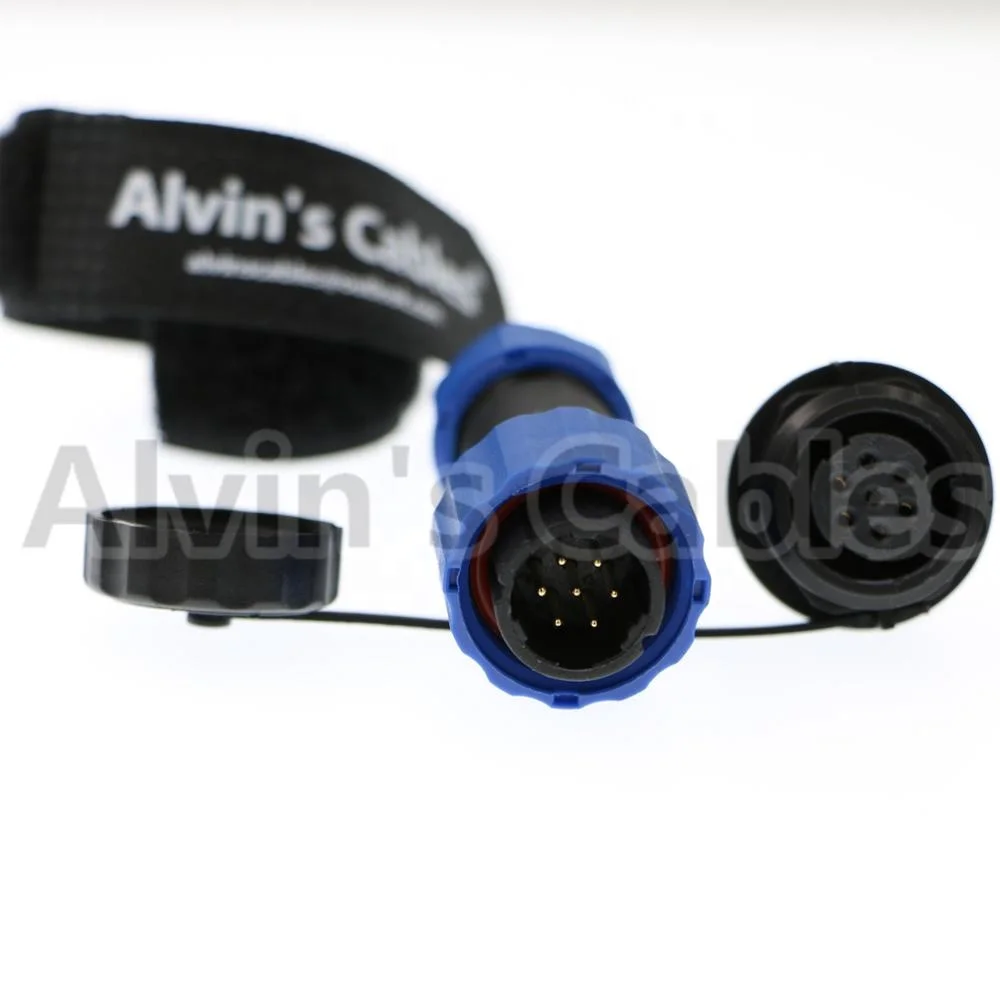 SD16 7 pin ip68 waterproof electric cable docking male plug female socket auto connector