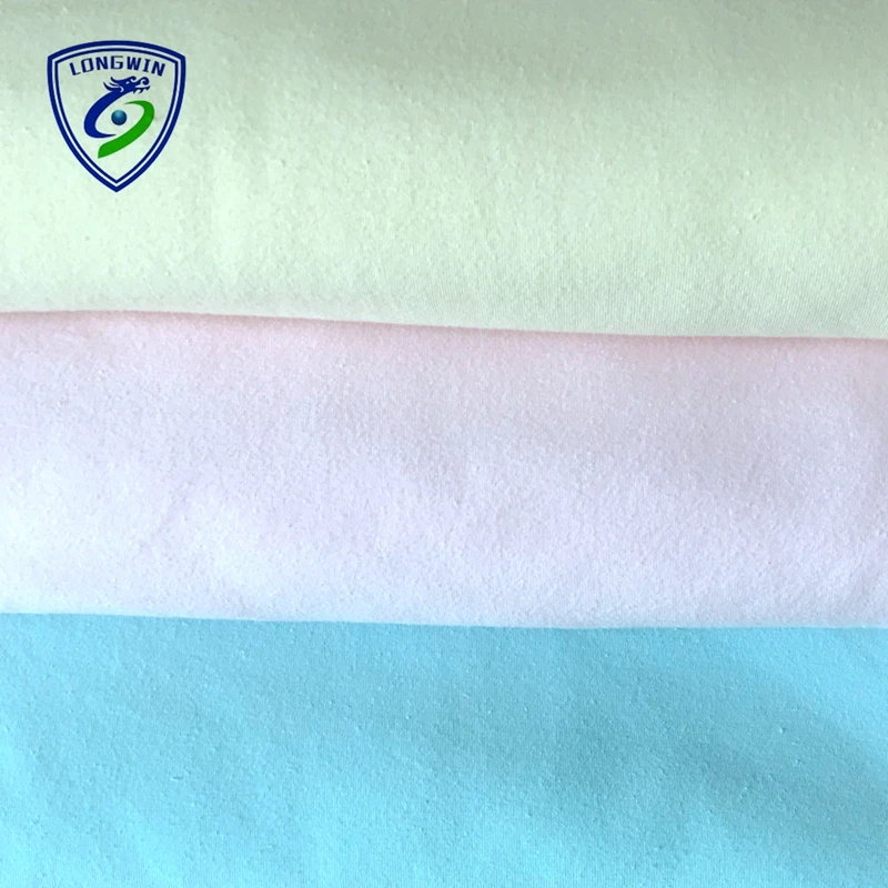High quality manufacturers knitted 4 way stretch spandex fabric cotton jersey fabric