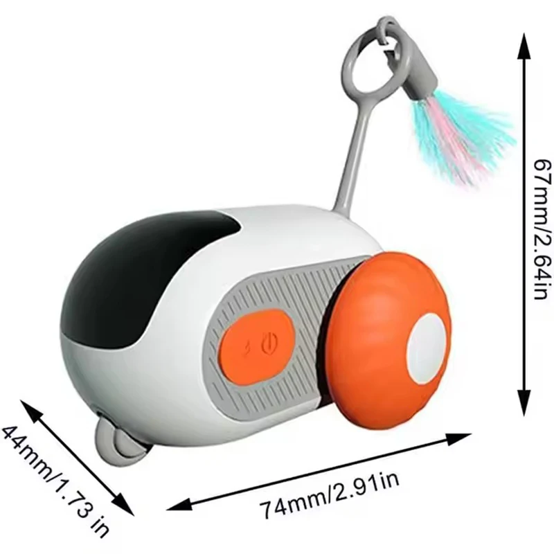 Smart Sensing Cat Toys Interactive Electronic Pet Toys USB Charging Cats Accessories For Pet Play Toy Cat With Remote Control