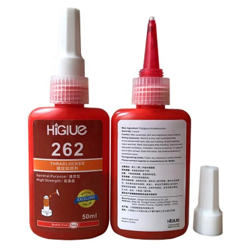 HiGlue Anaerobic Adhesive Threadlocker English version Anaerobic super glue Medium Strength Screw glue