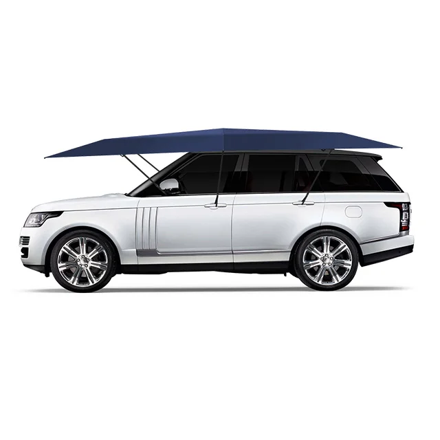 New design 4.8 Meter Car Accessories portable full automatic car sun shade umbrella covering