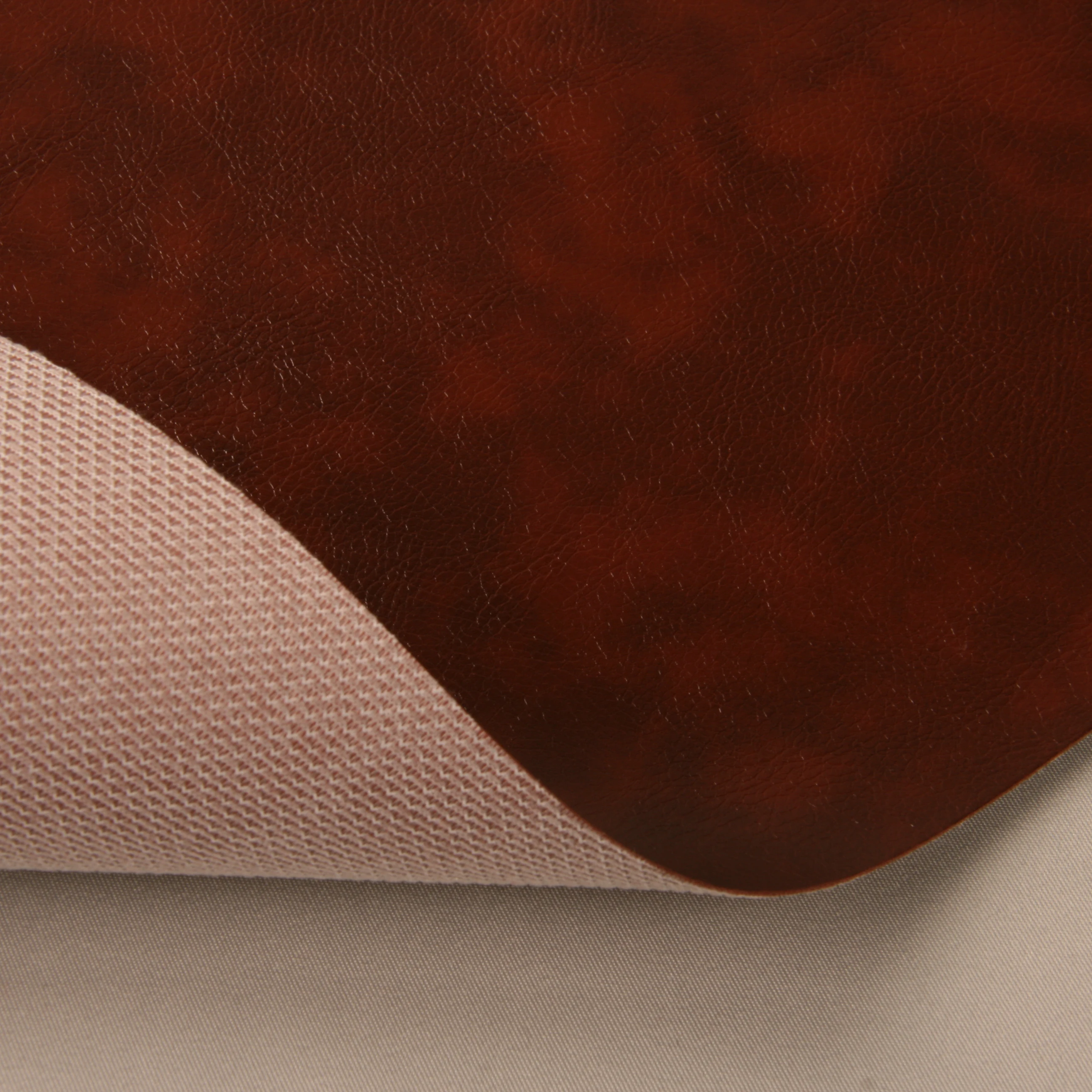 Wholesale Good Price Faux PVC Synthetic Material Smooth Solid Color Faux Leather