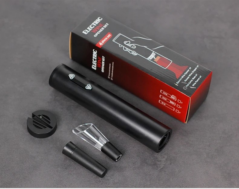 The New Ideas 2023 Innovative Unique Product Wine Opener Electric Kitchen Accessories Set for Women Gift Promotional