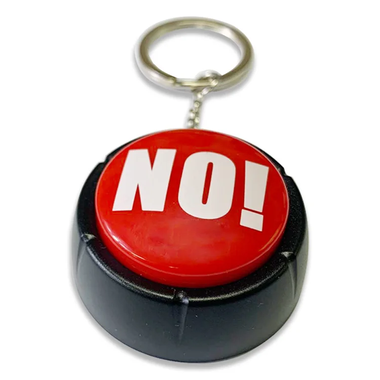 Custom logo sound button recordable taling sound buttons with Key chain