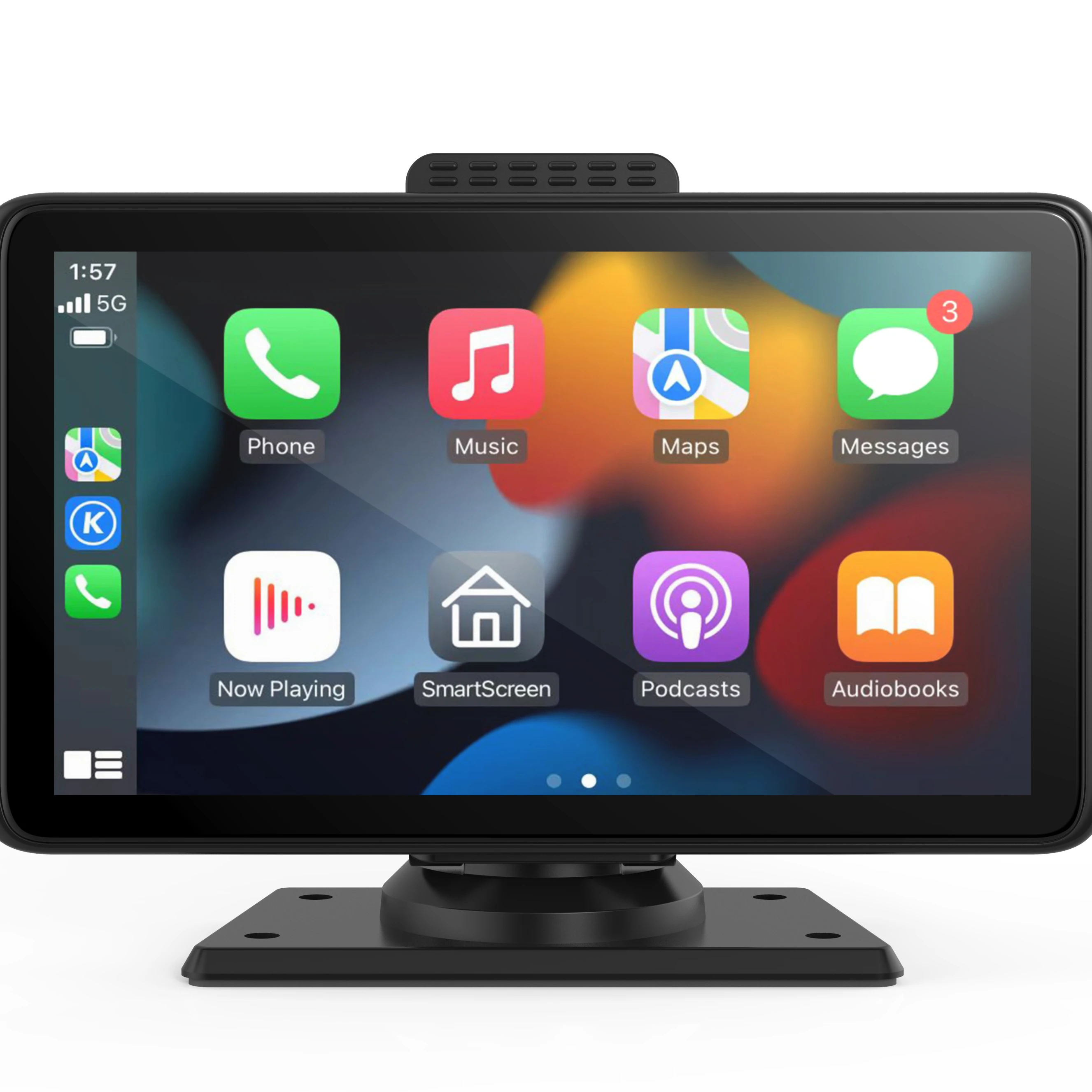 Автомобильный видеорегистратор Глобальная сеть + Голосовое управление Поддержка Carplay + Android Автомобильная камера 7 дюймов GPS навигация