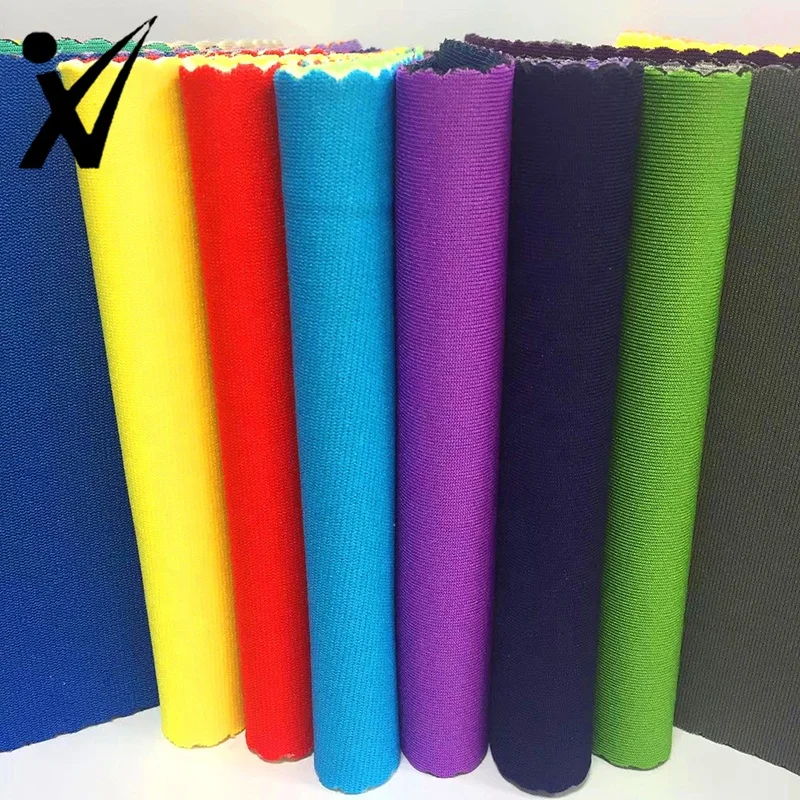 Black 2mm Neoprene Fabric Cloth Rubber Sheet Double-Sided Textile for Diving Suits Shoes Horse Gear Swim & Dive Accessories