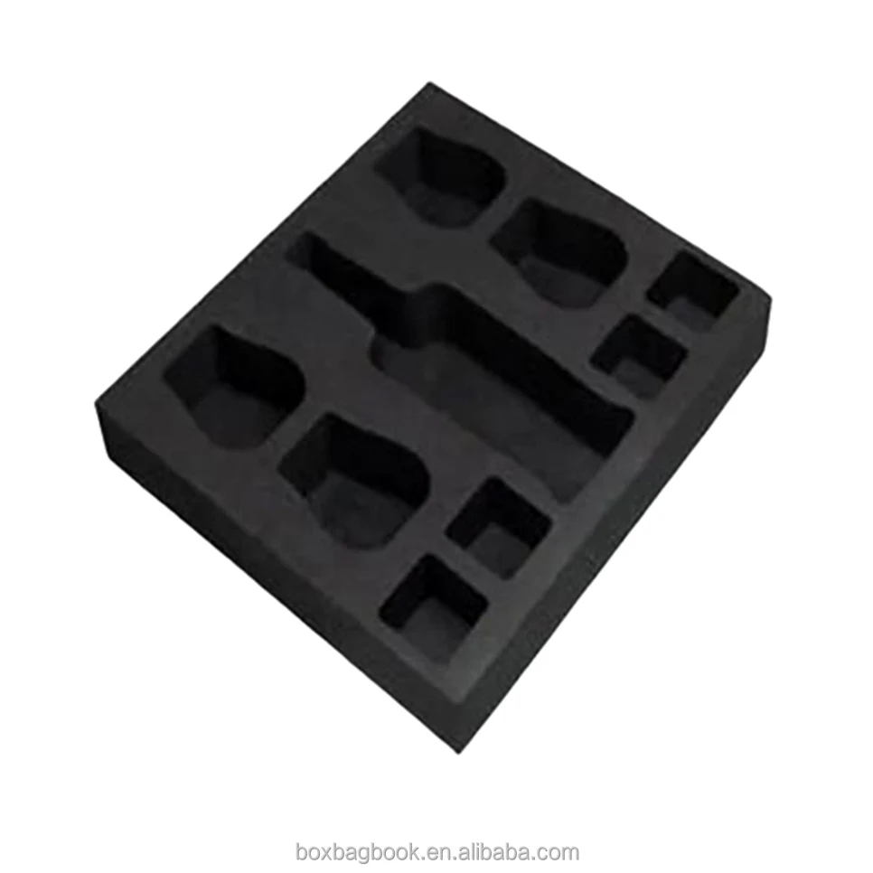Colorful cheap price die-cutting Molded Customized EVA Foam for Packing EVA EPDM Sponge inlay tray insert for packaging box