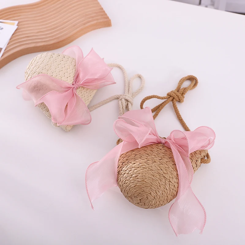 Summer Straw Beach Hat for Kids New Fashion Outdoor Wide Brim Sun Hat Sunscreen Children Straw Hats