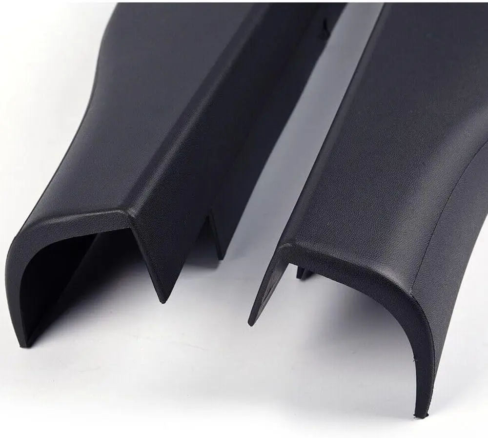 Super Duty Right Left Side Flex Step Tailgate Molding Trim Cap Black For2010-2016 Ford F-250 F-350 F-450 F-550