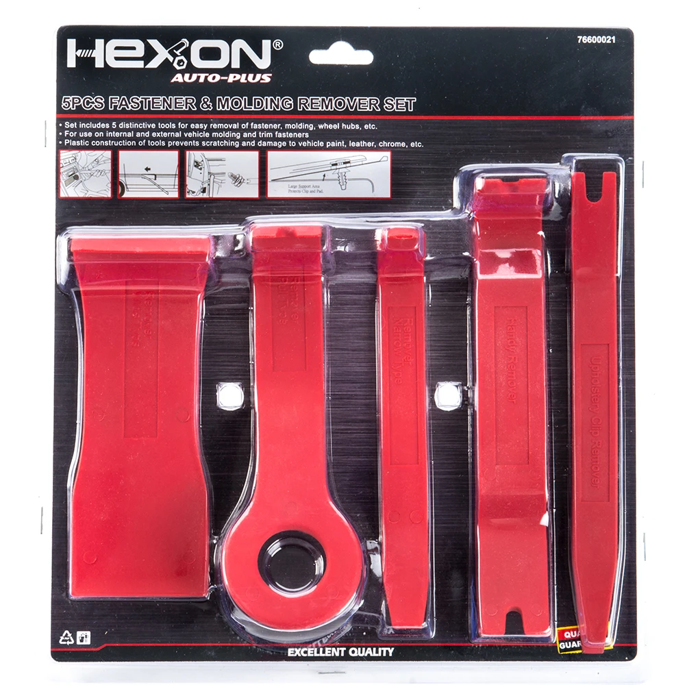 5PCS Auto Car Vehicle Repair Tools Door Panels Fastener Trim Clip Molding Remover Pry Set Removal Tool