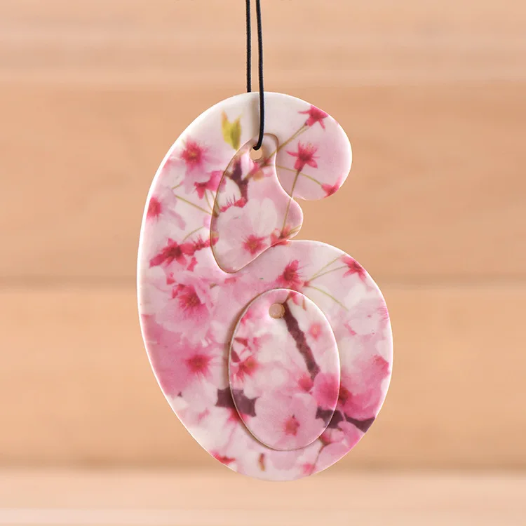 Promotional Car Accessories Perfume Hanging Scented Cute Custom Smell Paper Car Shaped Air Fresheners For Car Wash Shop