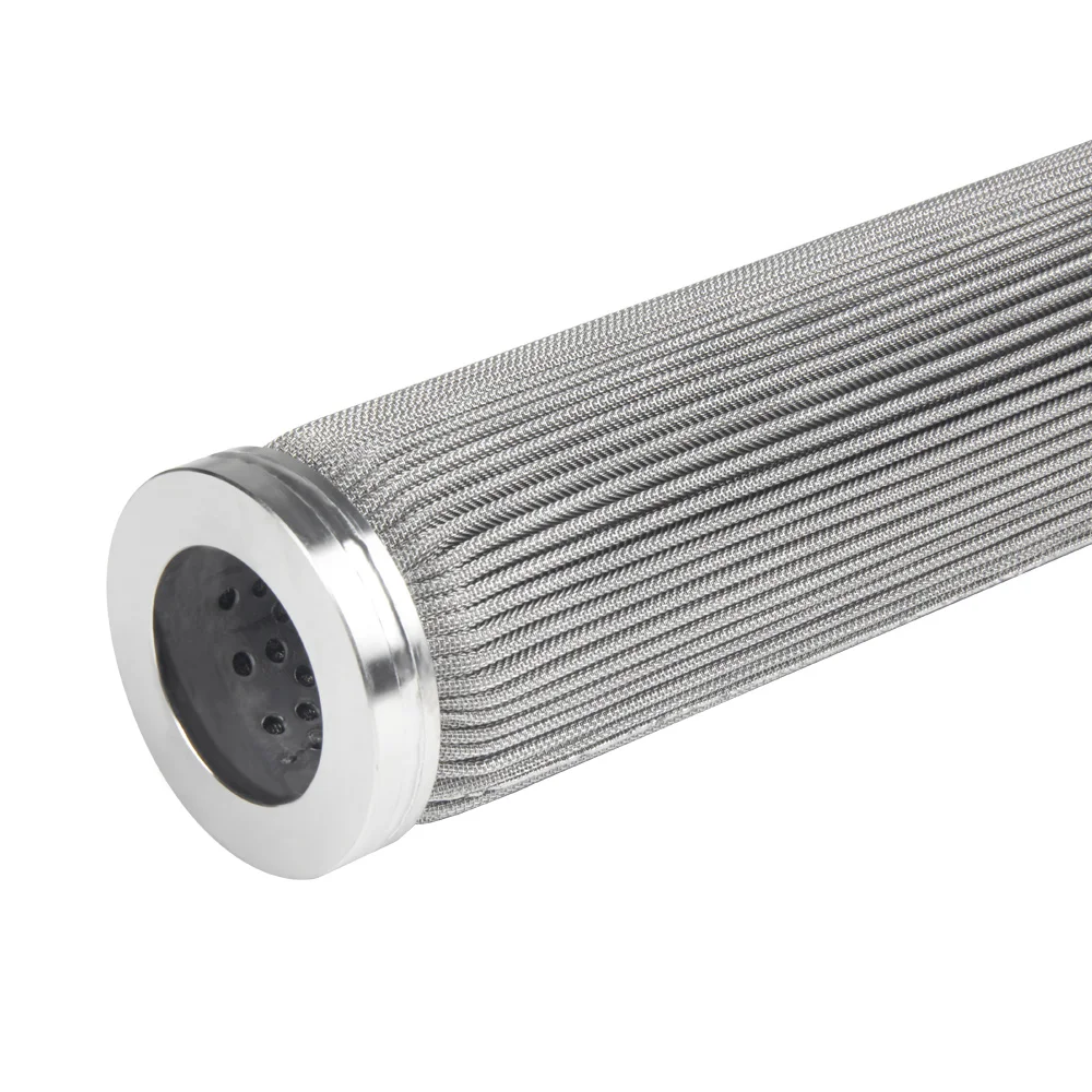 High Quality Wholesale 316L Stainless Steel Bayonet Fin End Fitting Sintered Mesh Filter Cartridge