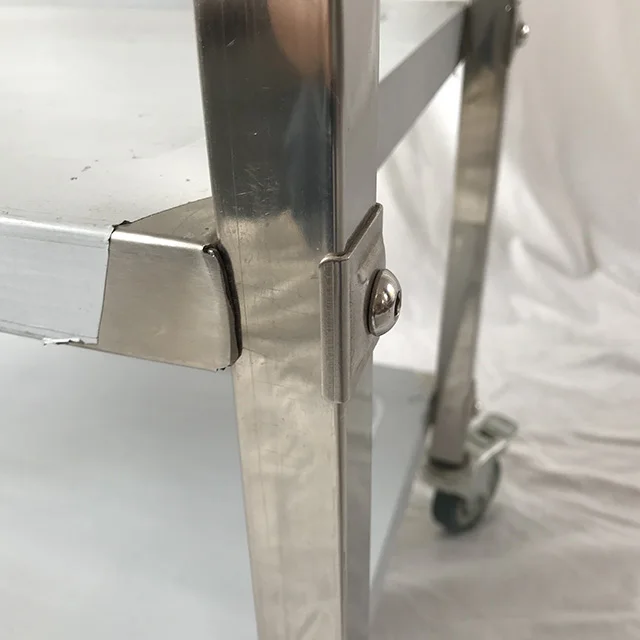 
Silk Logo Furniture Wheels Stand Metal Cosmetic Salon Serving Trolley Food Cart Manicure 