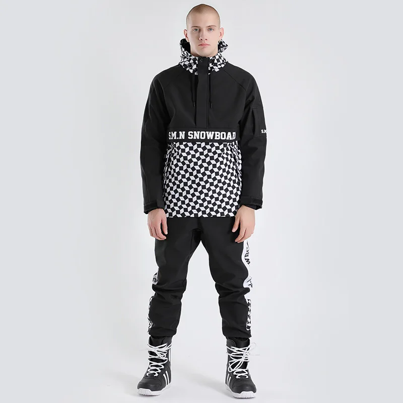 Ski Set Outdoor Wear for Men Thin Skiing Snowboard Suit