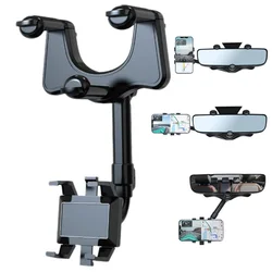New Aluminum Alloy Bike Phone Holder Rearview Mirror Rearview Mirror Mobile Phone Mount