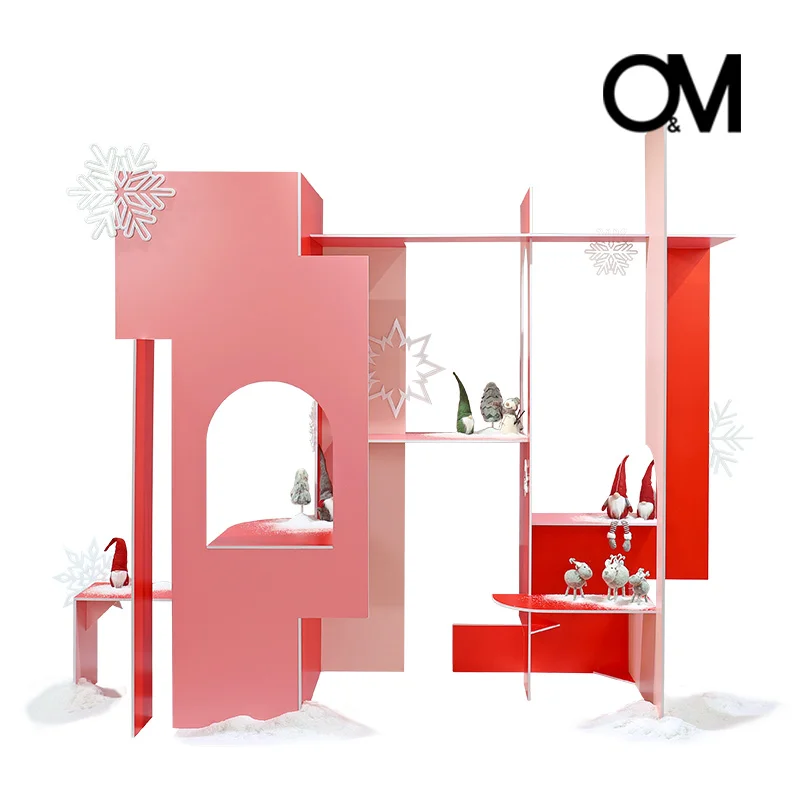 O&M Display Design Store Window Display Decoration Xmas Decorations Ornaments Decoration Showroom