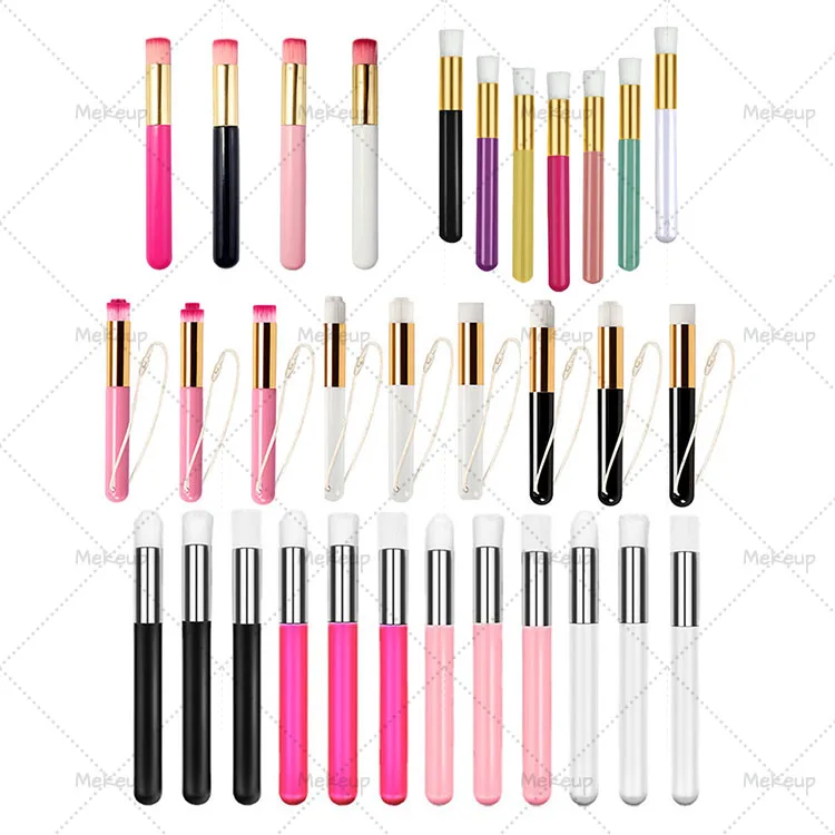 Oem Blackhead Nose Washing Cleaning Makeup Brush Lashes White Eyelash Extension Cleansing Brushes