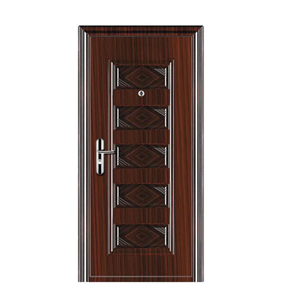 Safety Bulletproof Fireproof Security Door Standard Stamp Steel Door Panel Pakistan