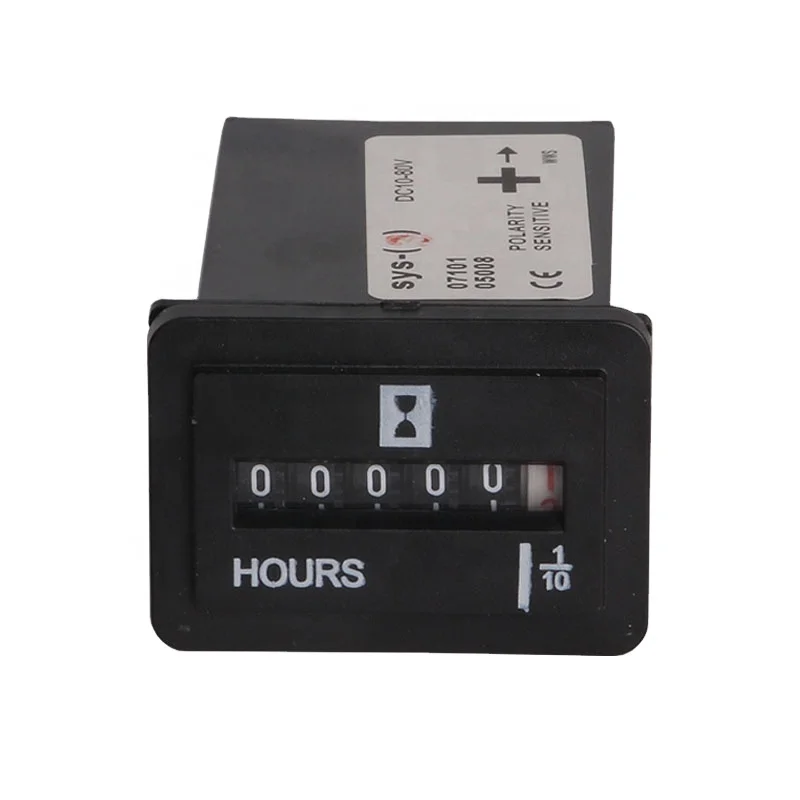 JOYELEC Hot Selling SYS-3 Quartz Hour Meter Electronic Full Sealed Counter for Motor on Engineer and Machinery 0-99999.9 Hours