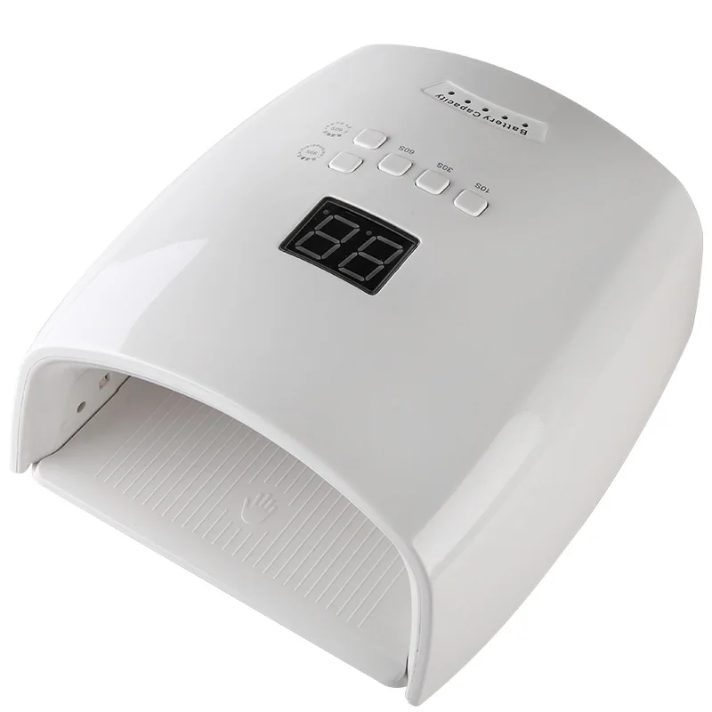 2021 New Arrival 48w wireless dual light rechargeable cordless sun uv led gel dryer nail lamp for salon manicure