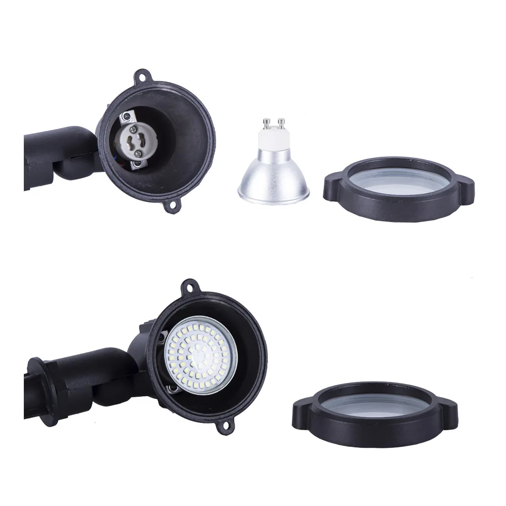 110V 220V DC12V DC24V Spot Lights Outdoor lighting Classic black Garden Spike Light IP68 outdoor landscape spot Lamp