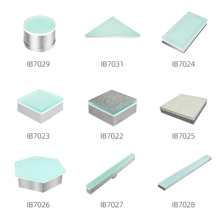 LED buried lamp gemstone roads Buried Lamps artificial luminous stone driveway IP67 Glass Sidewalk inground LED Brick Lights