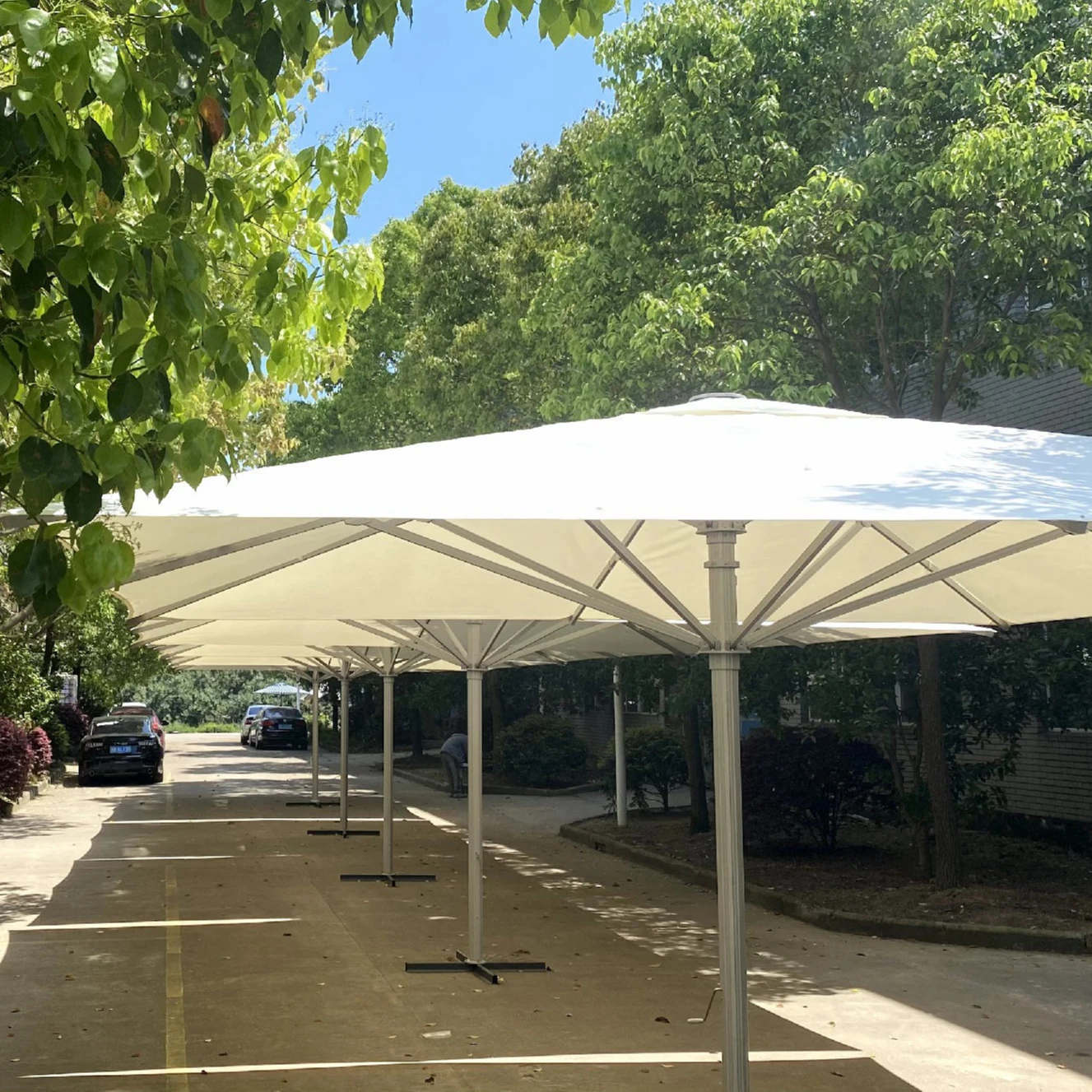  Sunbrella под заказ коммерческий высококачественный сверхмощный открытый зонтик большого