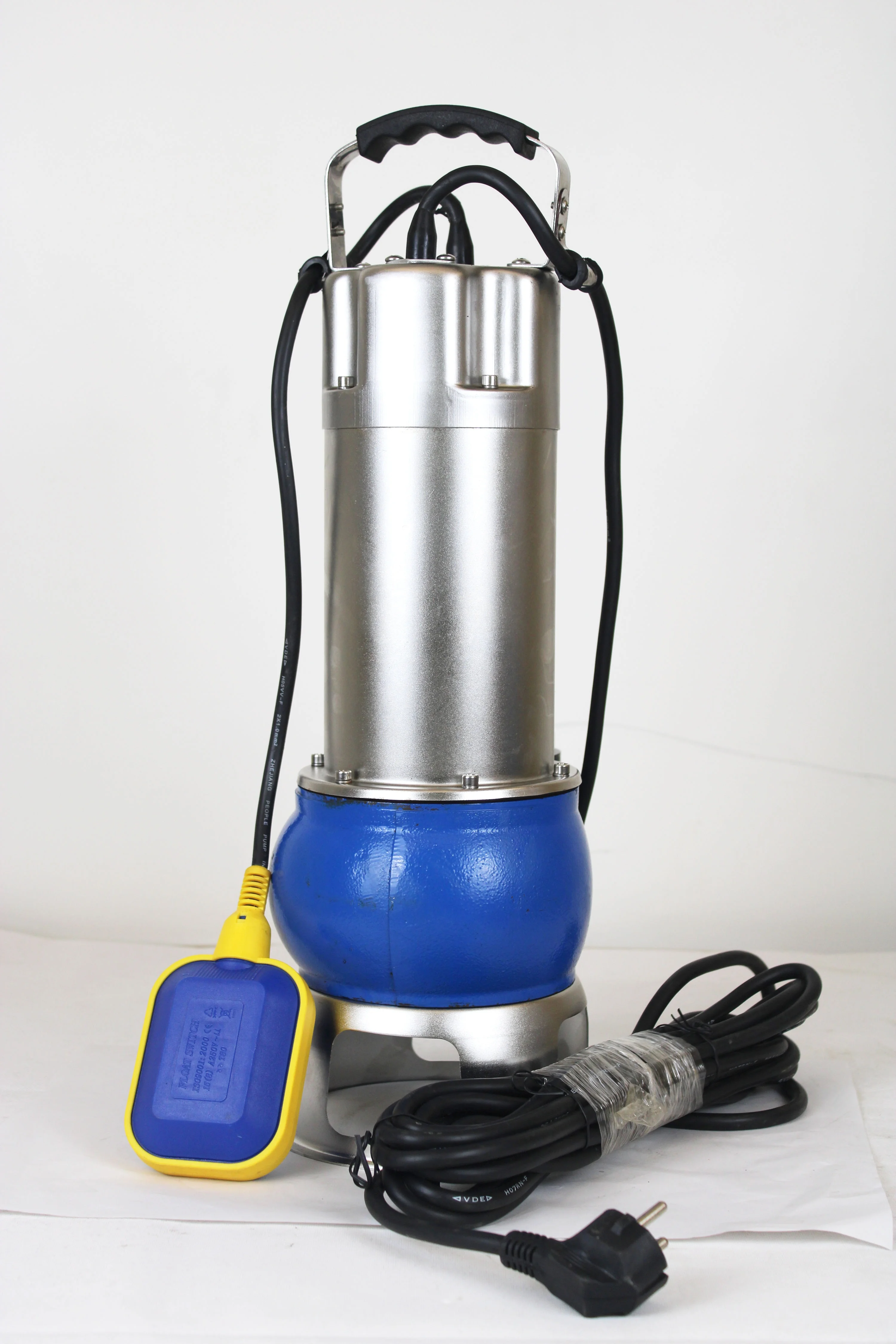 1HP 220V Vertical Pump Stainless Steel Waste Water Pump Station Submersible Pump