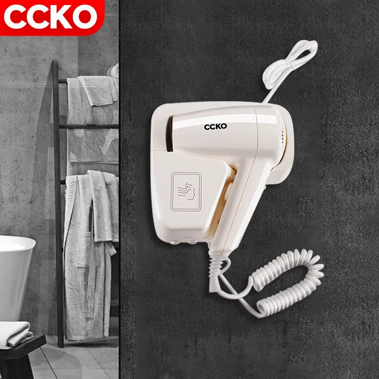 Белый домашний салон 1200 Вт Электрический настенный фен для волос один шаг набор фена для сушки высокоскоростной держатель для ванной комнаты отеля