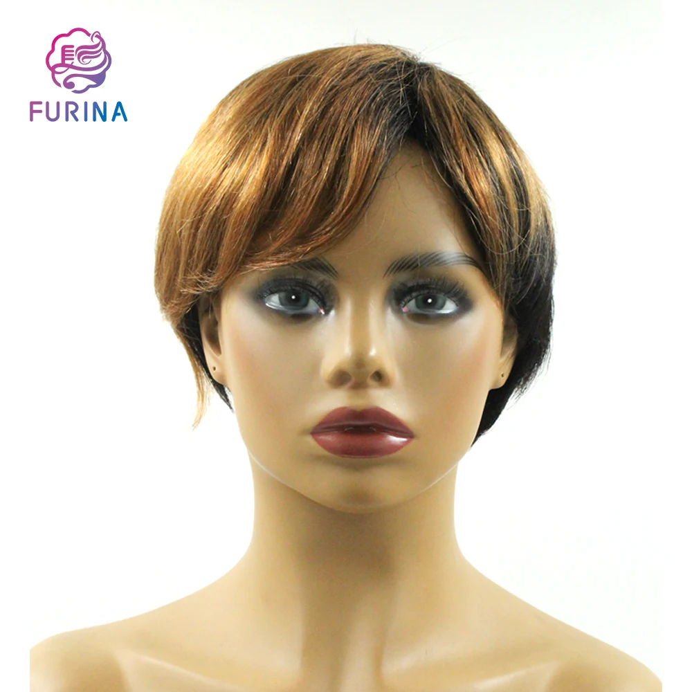 Cheap 1B/30# Afro straight wholesale machine made wigs 100% human hair vendors for women