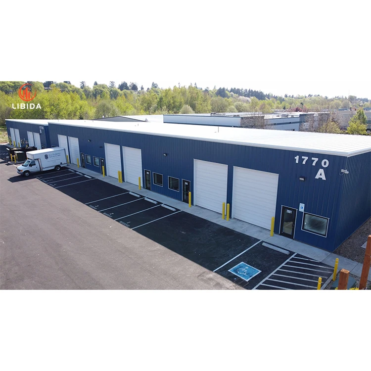 Prefabricated Large Span Insulated Pre Fabricated Steel Structure Metal Frame Aircraft Plane Hangar