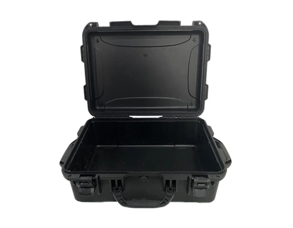 waterproof shockproof injection mould hard plastic flight case with pull rod and wheels