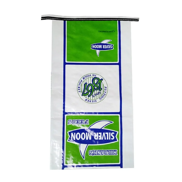 
Color printed bopp laminated pp woven bag for packing flour rice 25kg 