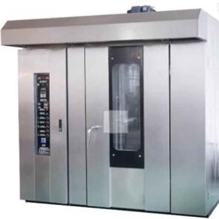 Commercial Bread Baking Oven Electrical Gas 32 Tray Rotary Oven For Bakery Rotating Baking Oven For Sale