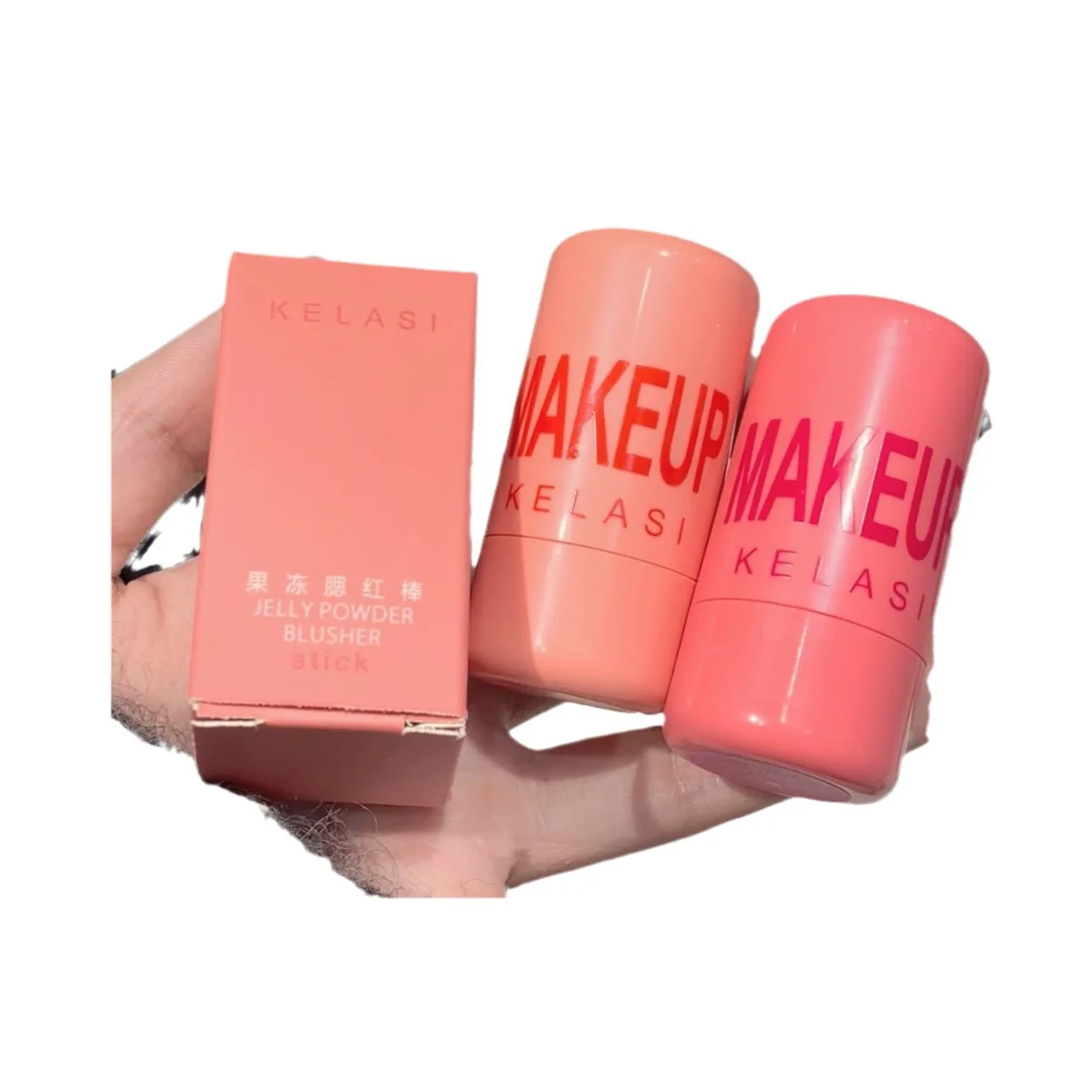 Lightweight Moisturizing Soft Jelly Cruelty Free Waterproof Vegan Blush Tint Custom Logo Cheek Mineral Blush Stick Packaging