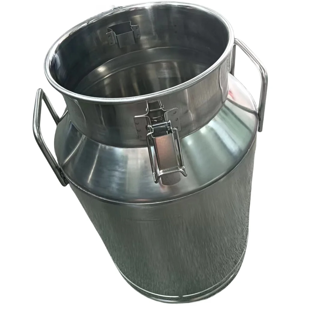 ODM OEM 40L deep drawing Stainless Steel Milk Churn Raw Milk Storage Tank Mini Milk Can