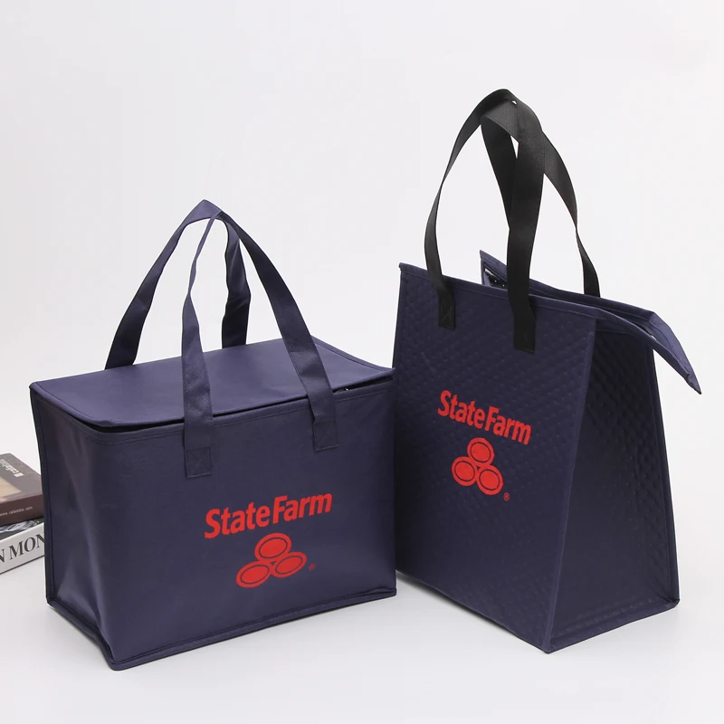 
Guaranteed Quality New Design With Custom Logo for farmer and hotel keep food vegetable fresh Non-woven Cooler Bags 