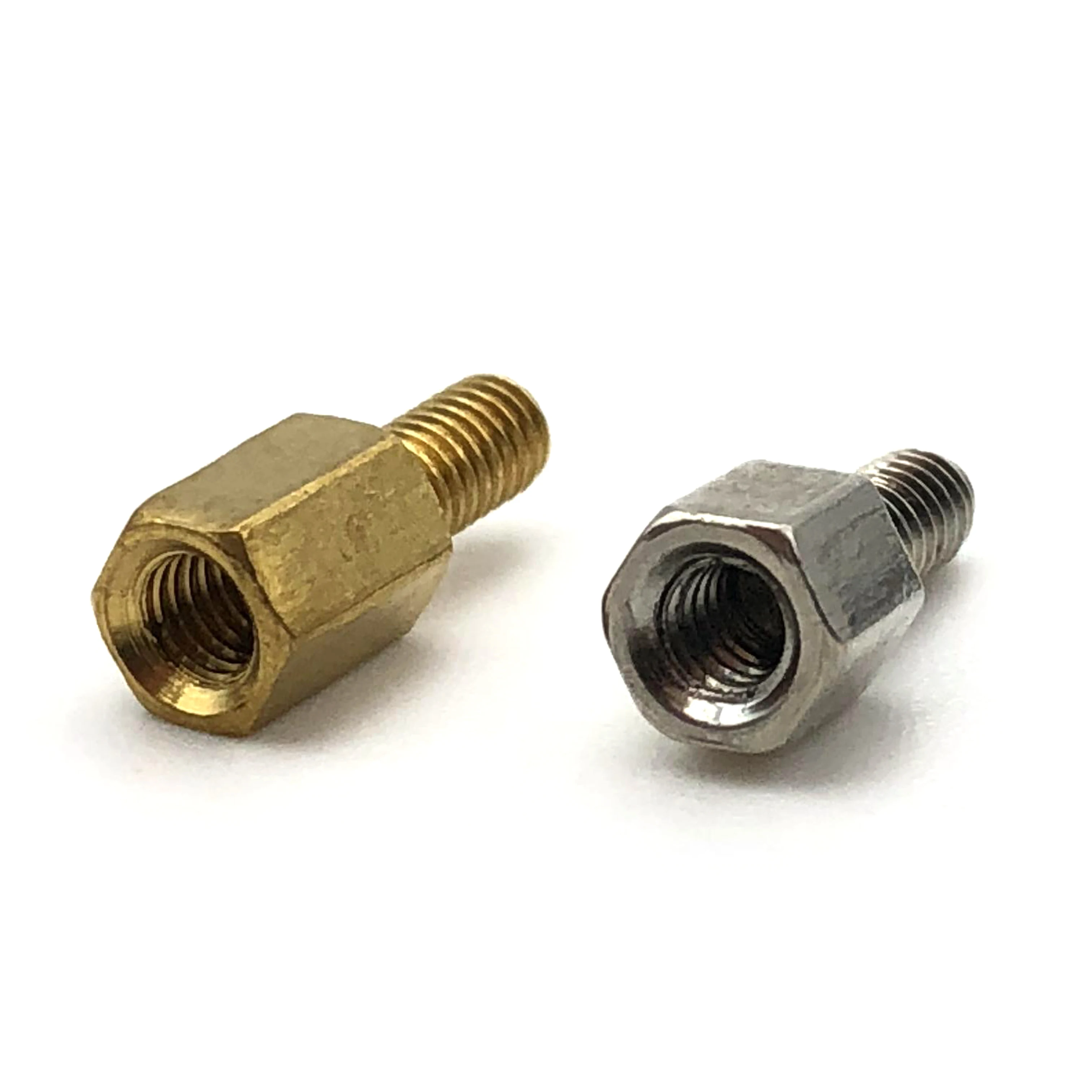 Brass stainless steel male female hex standoff pcb screw nut m/f threaded gold hexagon spacer M2 M2.5 M3 M4 M5 standoff spacers