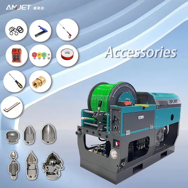 250bar 4000psi 7-10gpm Gasoline High-pressure Cleaning Machine German High-pressure Pump, Stainless Steel Casing