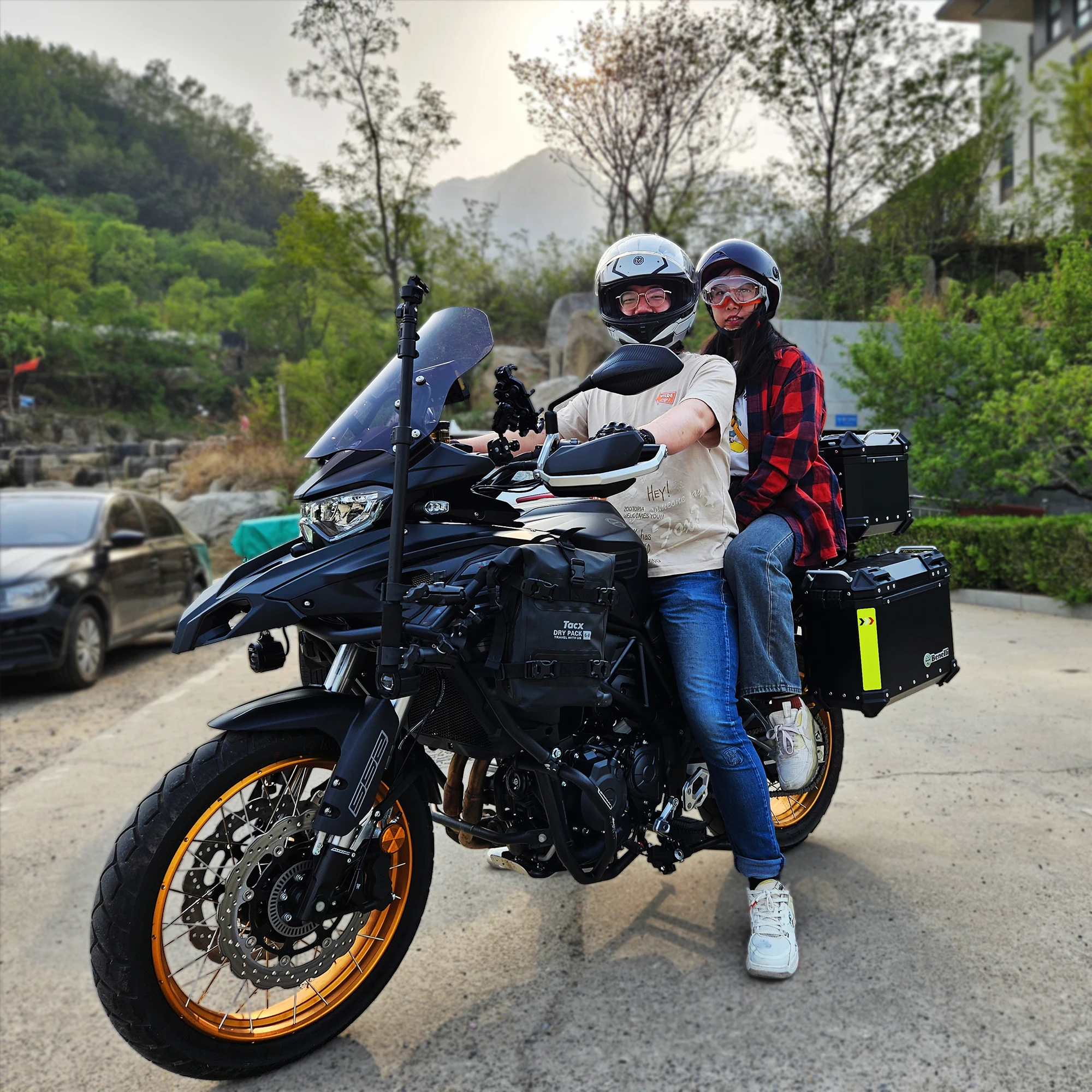 Tire Digital Meter Led Headlight Cross Adventure Bike Motorcycle ADV Motorcycle