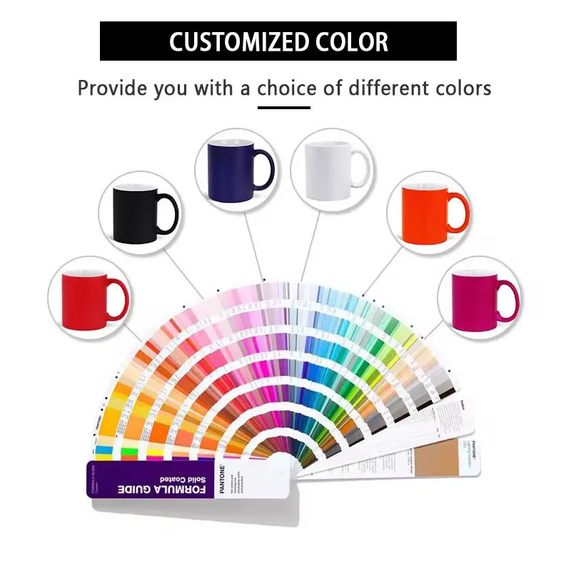 Wholesale Manufacturer 11 Oz Sublimation Mug Tea Water Cups Customized Picture Text Name Photo Printed Ceramic Coffee Mugs Gifts
