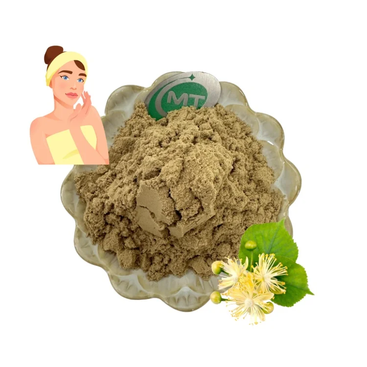 Hot Sale Natural Cosmetic Ingredient Tilia Cordata Extract 10:1 Linden Flower Extract
