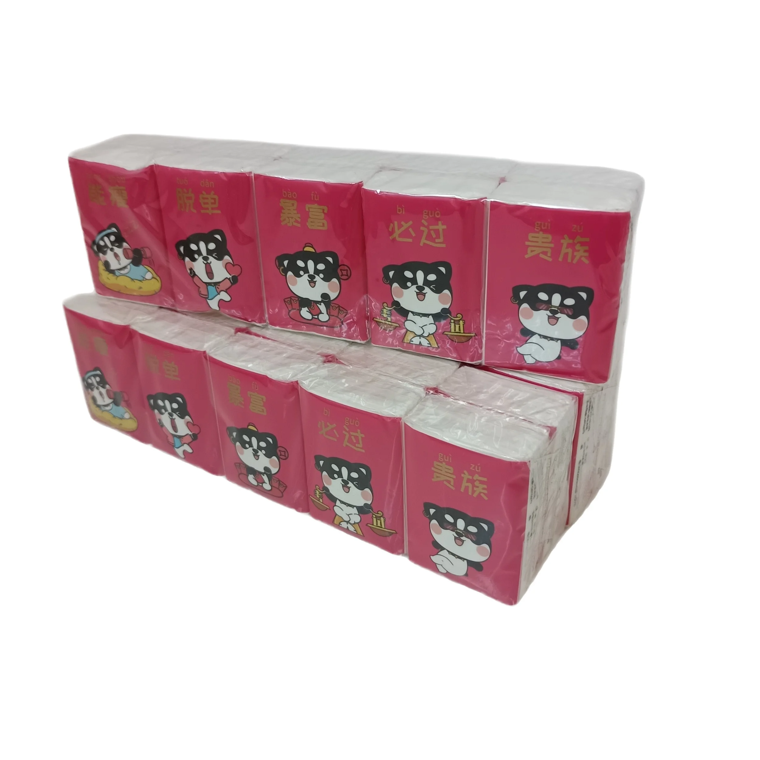 Fashion Hot Sale In China Good quality face paper pocket tissue wholesale paper napkins