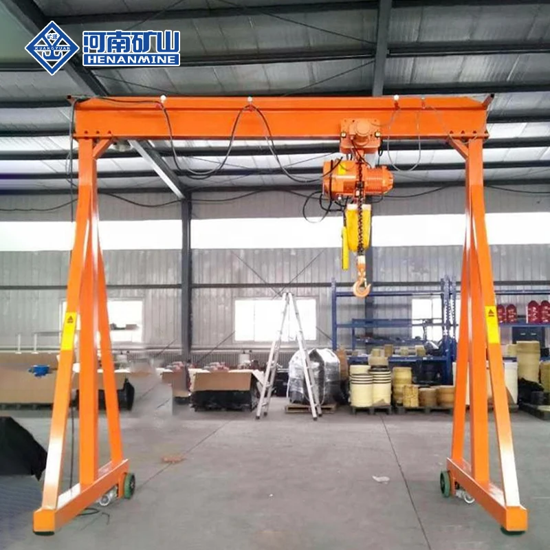 Мини мобильный козловой кран 10 тонн 5 3 тонны 2 1