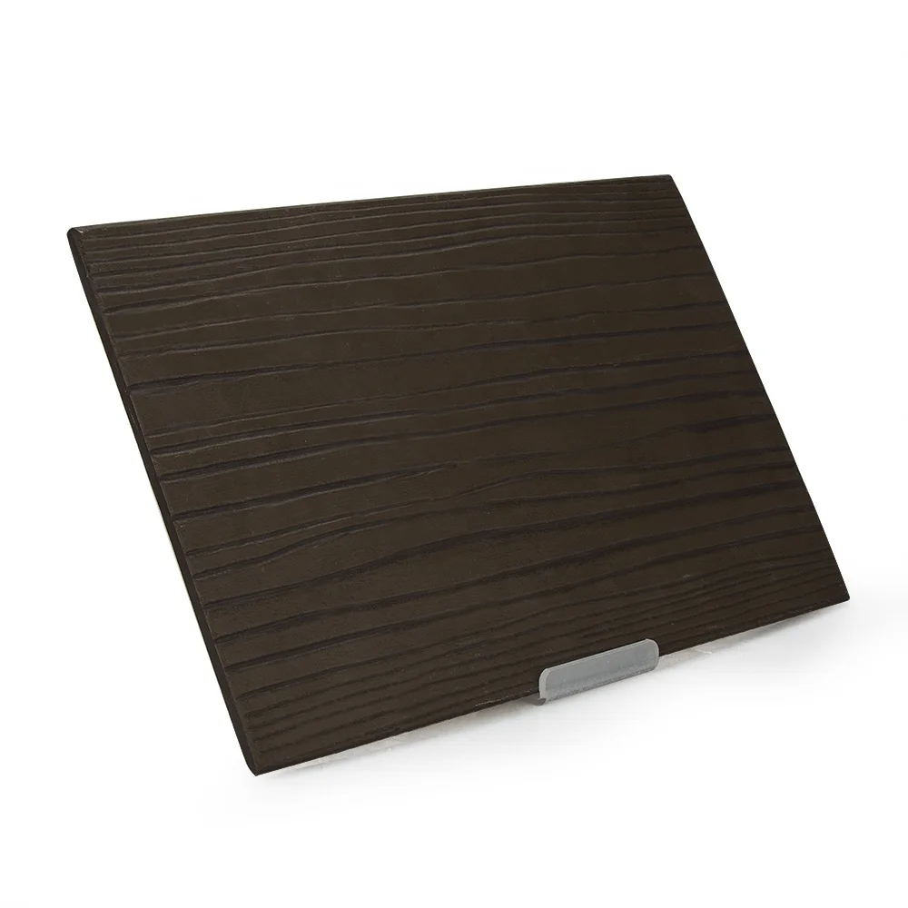 
Asbestos Free 3000mm Brown Villa Wood Texture External Wall Fiber Cement Siding Board 