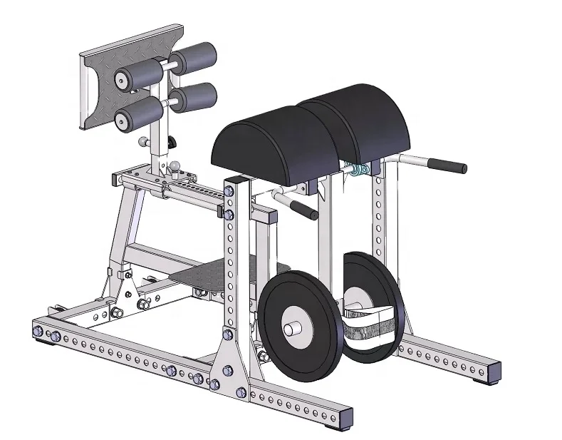 YDYFIT gym bodybuilding machine multi gym equipment bodybuilding sport equipment hip abductor machine GHD prone Roman chair