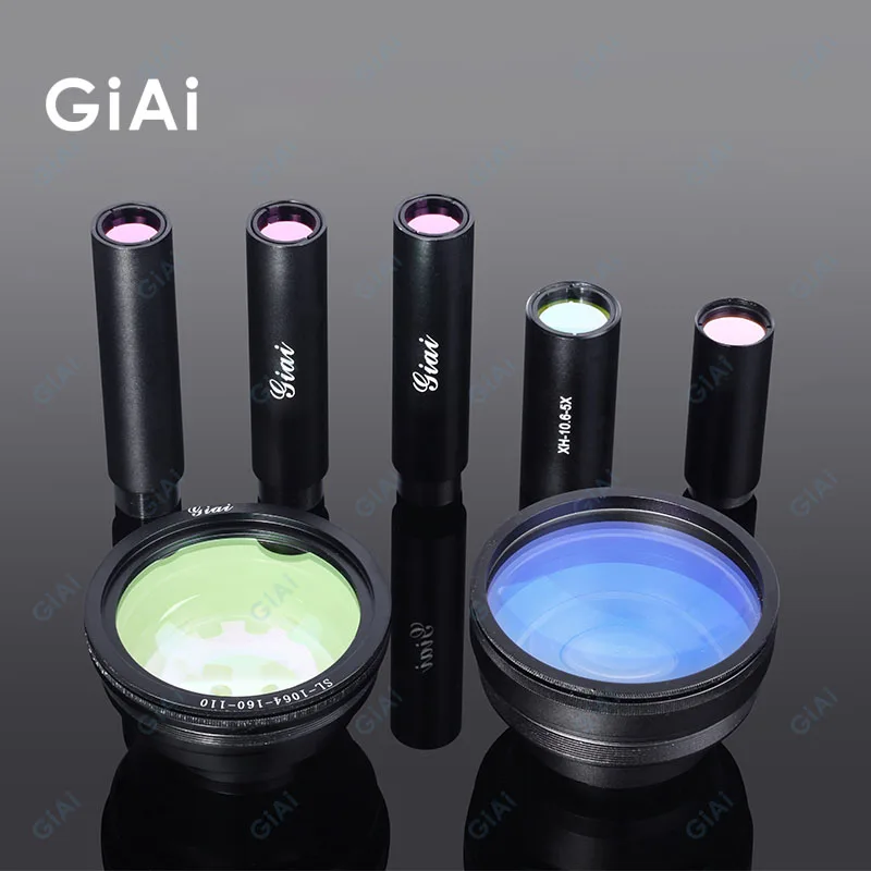 GiAi New technology scanning lens 1064nm 355nm 355nm 532nm field mirror F-Theta Scan Lenses For Laser Engraving Machine