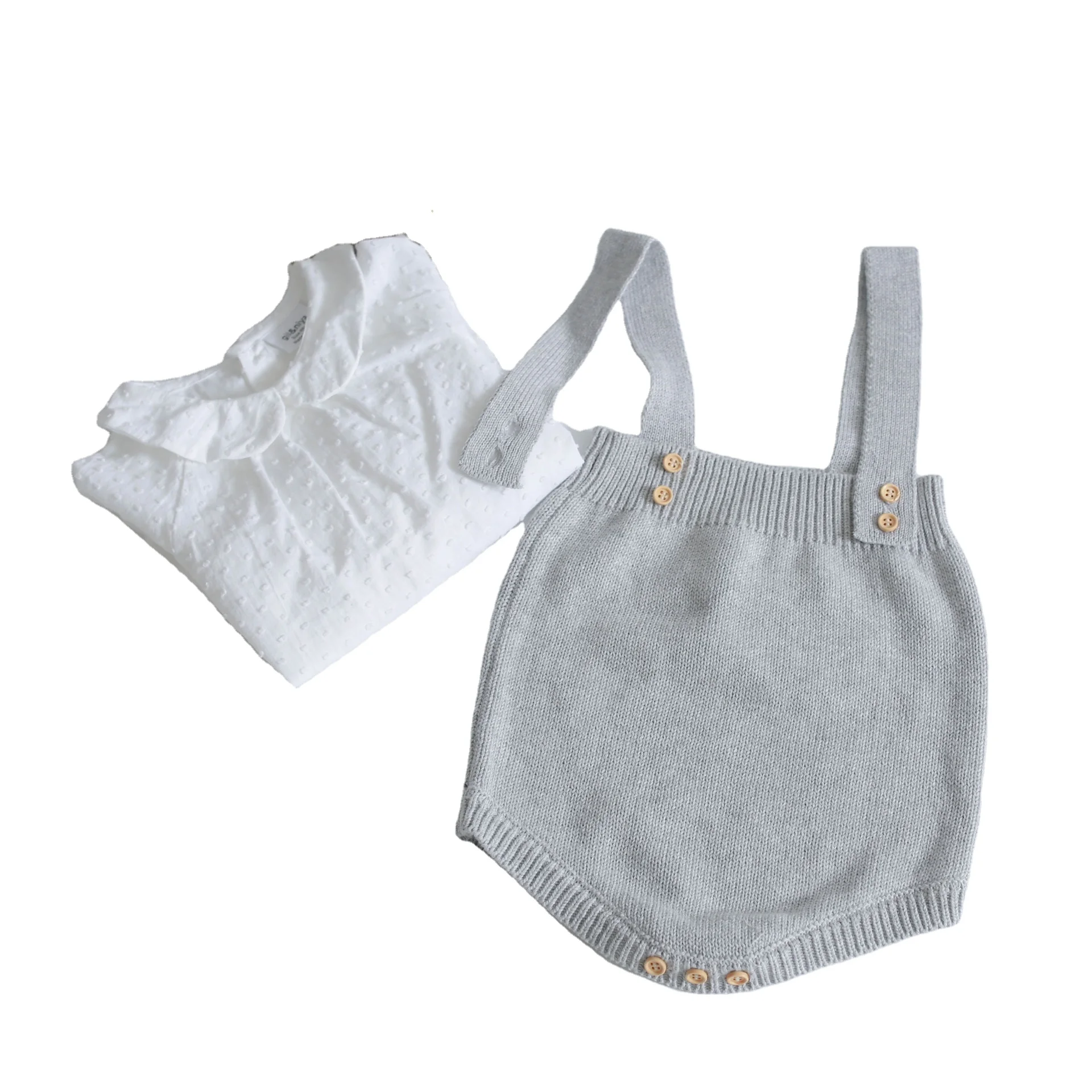 Комбинезоны для мальчиков и девочек, хлопковые подтяжки с завышенной талией, 4 цвета