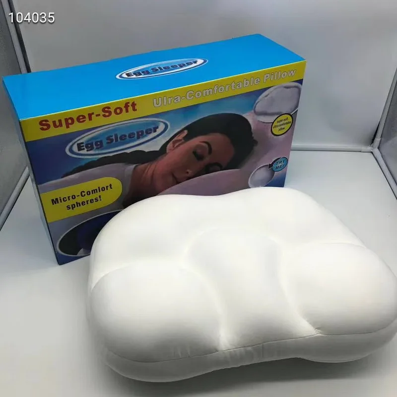 Soft Decompression Neck Support Head Rest Air Cushion All-Round Sleep Pillow 3D Micro Airball Multifunctional Egg Sleeper Pillow