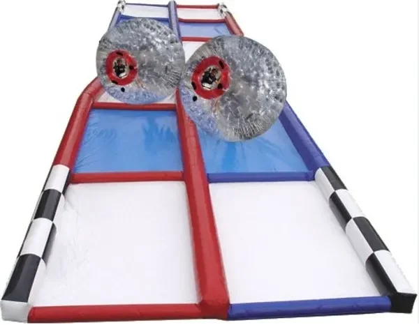 cool zorb challenge games inflatable human zorb ball race track